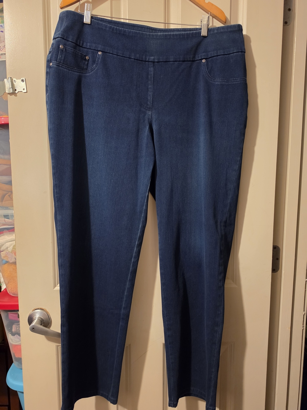 Ruby Rd. Blue Pull-On Jeggings